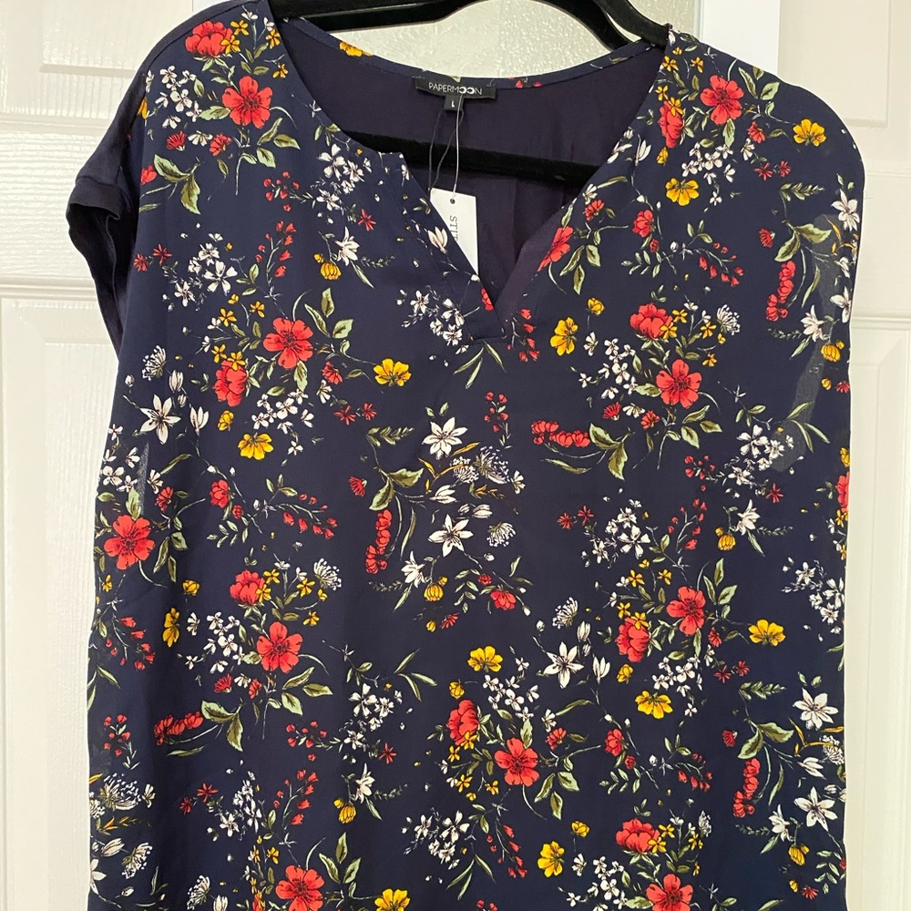 Papermoon Floral Halter Top